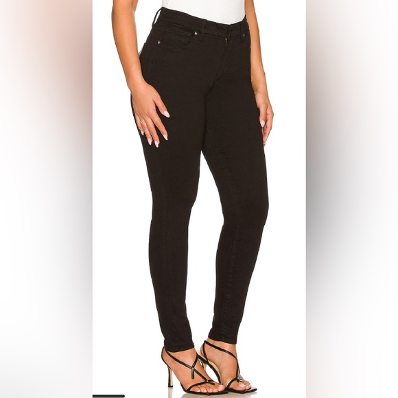 Good American Good Legs Skinny Jean in Black - Size 6 - Picture 4 of 12
